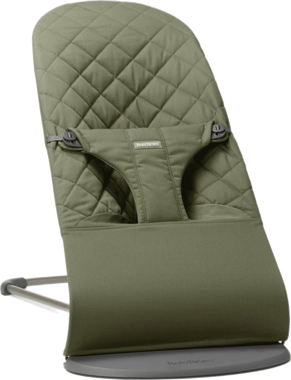 BabyBjorn BabyBjörn ρηλάξ Bliss Woven/Classic quilt Σκούρο πράσινο 006046