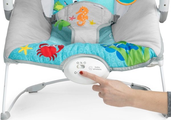 Baby Einstein BABY EINSTEIN Musical Bouncer KICK TO IT Neptune, 0 - 6 m., BLUE, 13102 14234255 74451131026