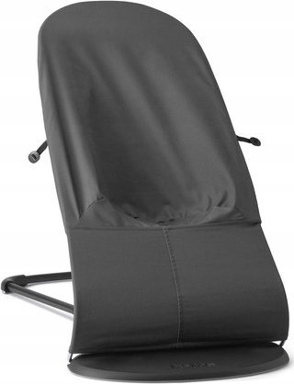 BabyBjorn BABYBJORN Bouncer Balance Soft, Woven/Jersey Tri Fabric, Dark Grey, 005021