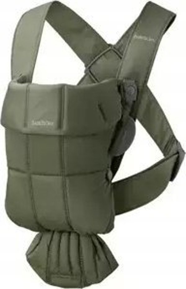 BabyBjorn BabyBjörn Μάρσιπος Mini Woven, Σκούρο πράσινο 021040