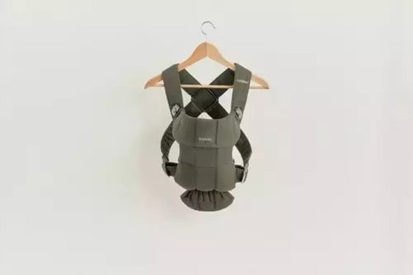BabyBjorn BabyBjörn Μάρσιπος Mini Woven, Σκούρο πράσινο 021040