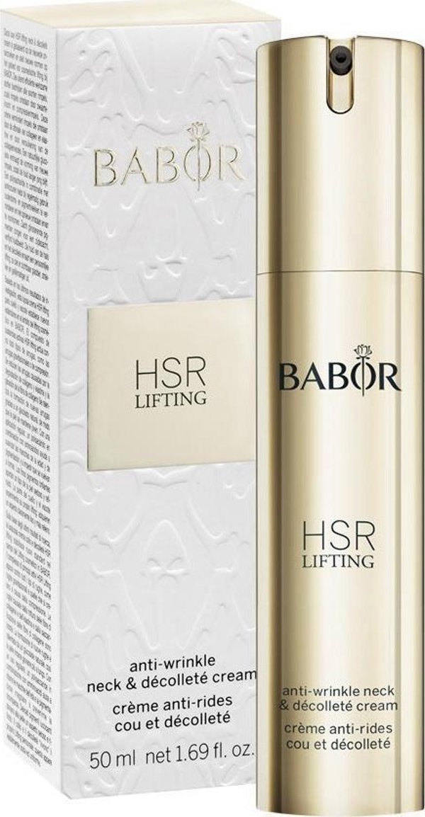 Babor HSR Lifting Anti-Wrinkle Neck & Decollette Cream πολυτελής αντιρυτιδική κρέμα για το λαιμό και το ντεκολτέ 50ml 12814294 4015165356981