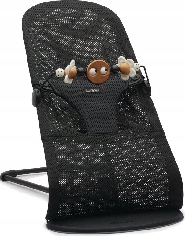 BabyBjorn BABYBJORN - παιχνίδι για ξαπλώστρα - Googly Eyes Μαύρο και Λευκό