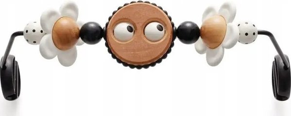 BabyBjorn BABYBJORN - παιχνίδι για ξαπλώστρα - Googly Eyes Μαύρο και Λευκό