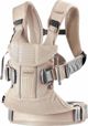 BabyBjorn Αιώρα One Air 3D σε μπεζ ροζ απόχρωση
