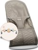 BabyBjorn BABYBJORN ρηλάξ BLISS Mesh, γκρι/μπεζ + παιχνίδι, 606102