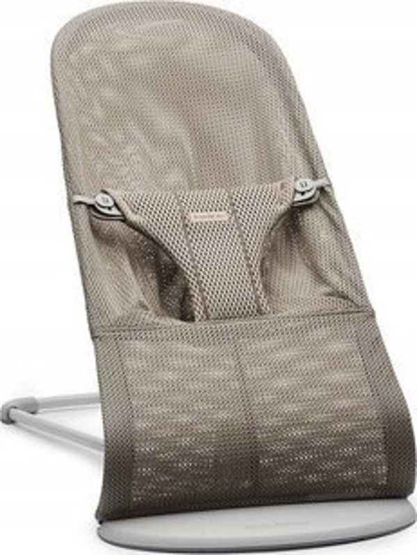 BabyBjorn BABYBJORN ρηλάξ BLISS Mesh, γκρι/μπεζ + παιχνίδι, 606102