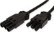 Bachmann Προέκταση BACHMANN GST18-3 αρσενικό/θηλυκό, χωρίς αλογόνα, μαύρο, 0,3 m