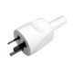 BACHMANN Βύσμα με γείωση, Αυστραλία 10A/250V, λευκό