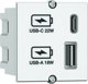 Bachmann BACHMANN Φορτιστής USB A/C 22Watt CM λευκό