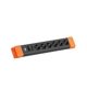 BACHMANN CONNECTUS 6xCEE7/3, 1x διακόπτης 2.0m CEE7/7 μαύρο/πορτοκαλί