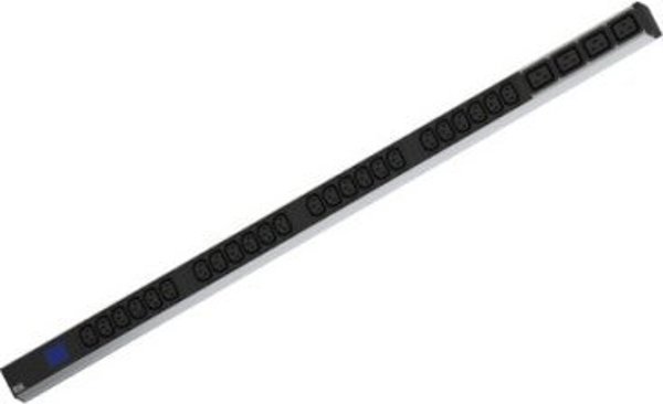 Bachmann BACHMANN BN0500 19 PDU 1HE 24xC13 4xC19, μέτρηση ισχύος, σύνδεση CEE 16, μπλε