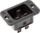 Bachmann BACHMANN βύσμα για ψυκτικές συσκευές IEC320 C20, μαύρο, θερμοπλαστικό, σύνδεση με βίδες