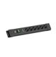 BACHMANN CONNECTUS 6xCEE7/3, 1xSPD-Plus 1xswitch 2.0m CEE7/7 Czarny