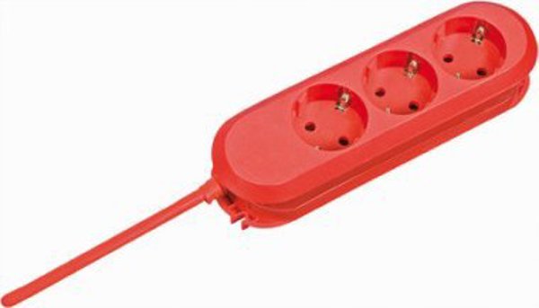 Bachmann BACHMANN SMART 3xCEE7/3 rood 3m CEE7/7