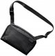 UNIQ Arden Sling Bag 2L, Αδιάβροχη Τσάντα Ώμου από Ανακυκλωμένο Ύφασμα με Αντικλοπτικό Κλείδωμα, Μαύρο