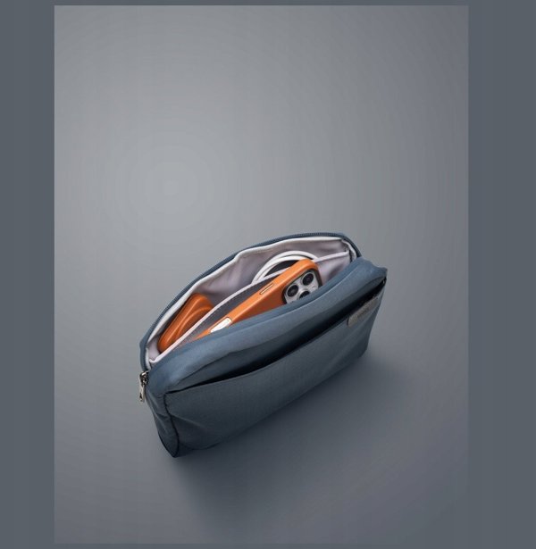 UNIQ Arden Sling Bag 2L, Αδιάβροχη Τσάντα Ώμου από Ανακυκλωμένο Ύφασμα με Αντικλοπτικό Κλείδωμα, Μαύρο