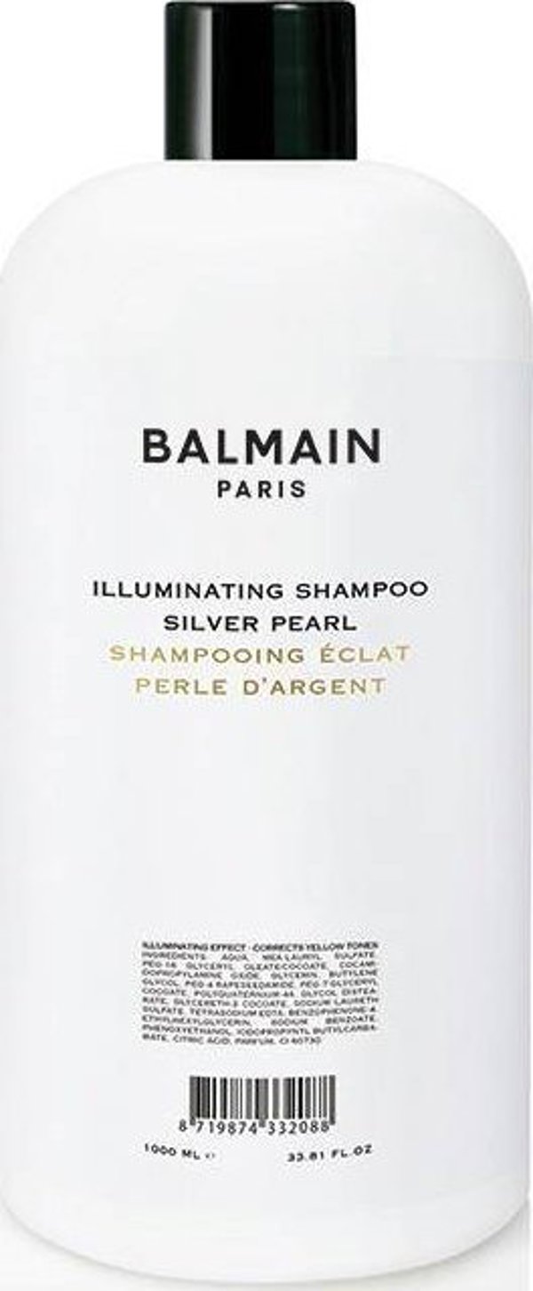 Σαμπουάν BALMAIN_Illuminating Silver Pearl για διόρθωση απόχρωσης σε ξανθά και γκρίζα μαλλιά 1000ml