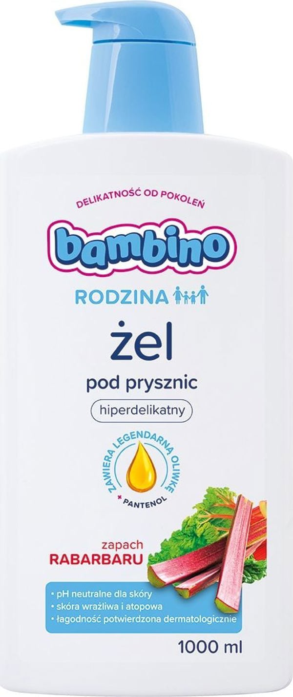 Bambino Rodzina υπερ-απαλό τζελ με άρωμα ραβέντι