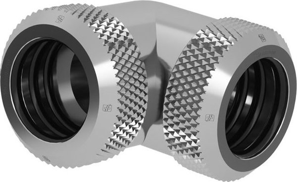Barrow Προσαρμογέας 90 Μοιρών για Hardtube 14mm OD, Ασημί