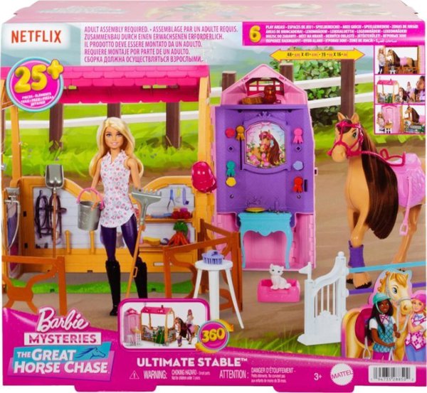 *****Barbie stadnina koni zestaw+lalka JDN43 /1