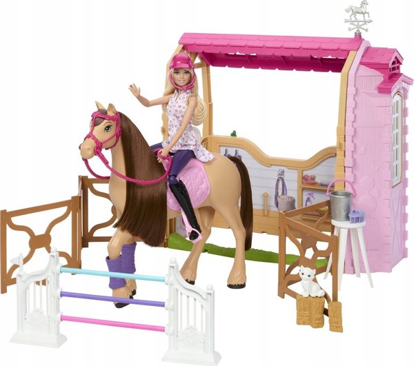 *****Barbie stadnina koni zestaw+lalka JDN43 /1