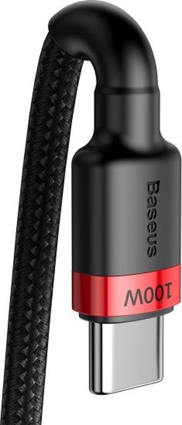 Baseus cable Cafule PD USB-C - USB-C 2,0 m 5A red-black 100W