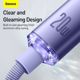 Καλώδιο USB Baseus USB-C - Lightning 1.2 m Μωβ (FD-2259-6932172602765)