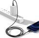 Καλώδιο USB Baseus USB-C - Lightning 1 m Μαύρο (BSU2666BLK)