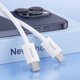 Καλώδιο USB Baseus USB-C - USB-C 1 m Λευκό (6932172648800)