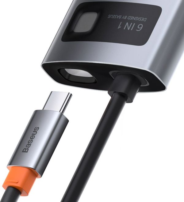 Σταθμός/αναπαραγωγέας Baseus USB-C (CAHUB-CW0G)