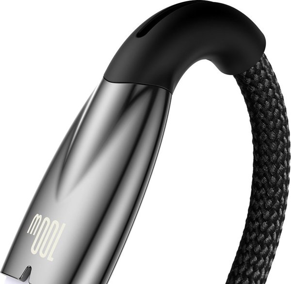 USB cable for USB-C Baseus Glimmer Series, 100W, 1m (Black)