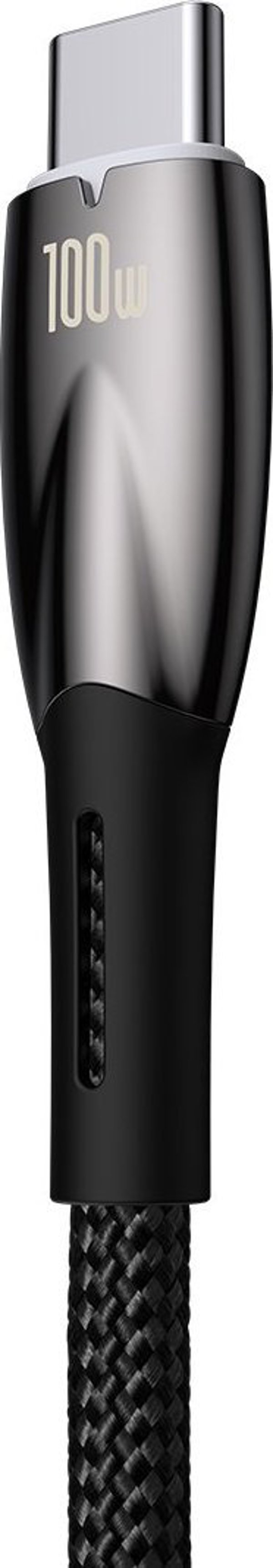 USB cable for USB-C Baseus Glimmer Series, 100W, 1m (Black)