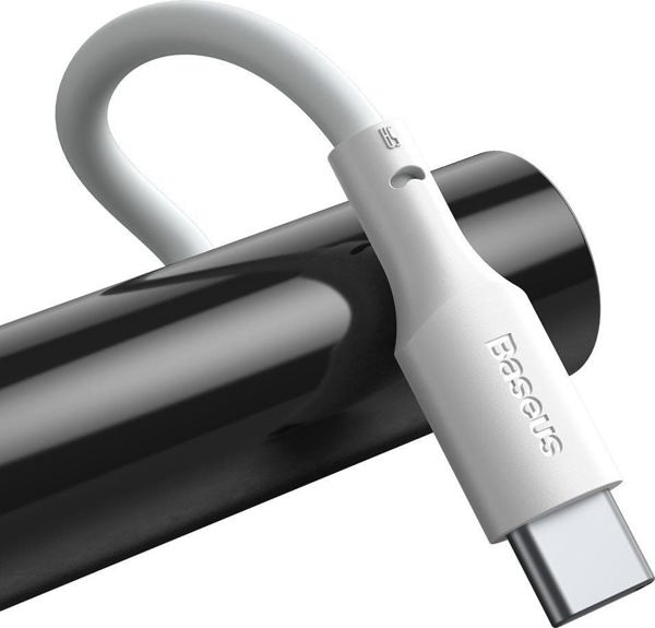 Καλώδιο USB Baseus USB-A - USB-C 1.5 m Λευκό (TZCATZJ-02)