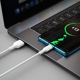 Καλώδιο USB Baseus USB-A - USB-C 1.5 m Λευκό (TZCATZJ-02)