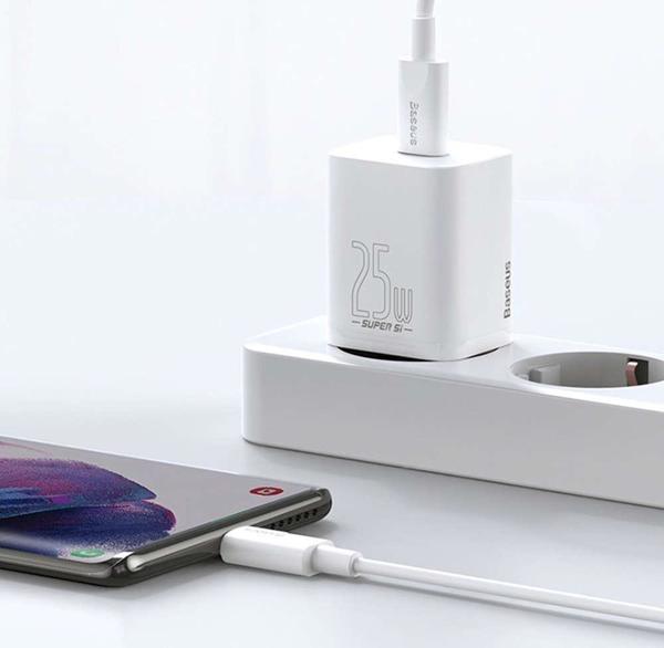 Φορτιστής Baseus Super Si 1x USB-C 3 A (BSU3037WHT)