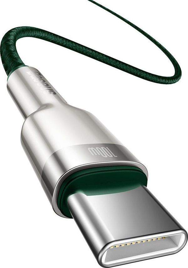 Καλώδιο USB Baseus USB-C - USB-C 2 m Πράσινο (baseus_20210316150155)