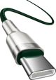 Καλώδιο USB Baseus USB-C - USB-C 2 m Πράσινο (baseus_20210316150155)