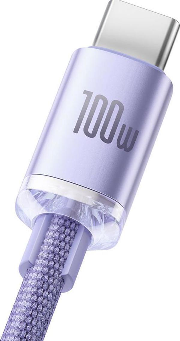 Καλώδιο USB Baseus USB-A - USB-C 2 m Μωβ (baseus_20220224125845)
