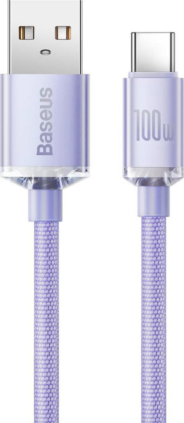 Καλώδιο USB Baseus USB-A - USB-C 2 m Μωβ (baseus_20220224125845)