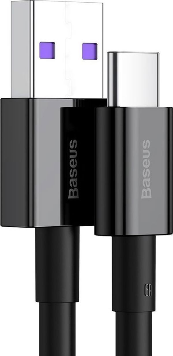 Baseus Superior Series Cable USB to USB-C, 66W, 2m (black)