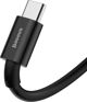 Baseus Superior Series Cable USB to USB-C, 66W, 2m (black)