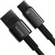 Baseus Tungsten Gold Cable USB to USB-C, 100W, 1m (black)
