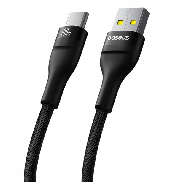 Καλώδιο BASEUS Flash 2 USB-A / USB-C 100W 1m μαύρο