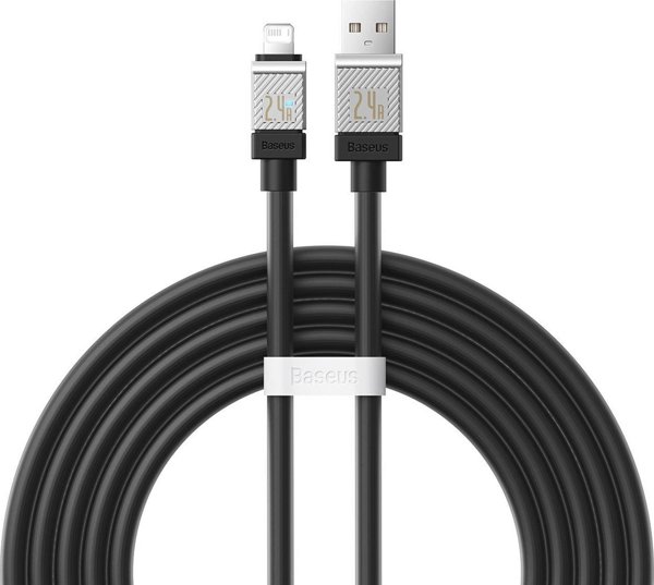 Καλώδιο USB Baseus USB-A - Lightning 2 m Μαύρο (CAKW000501)