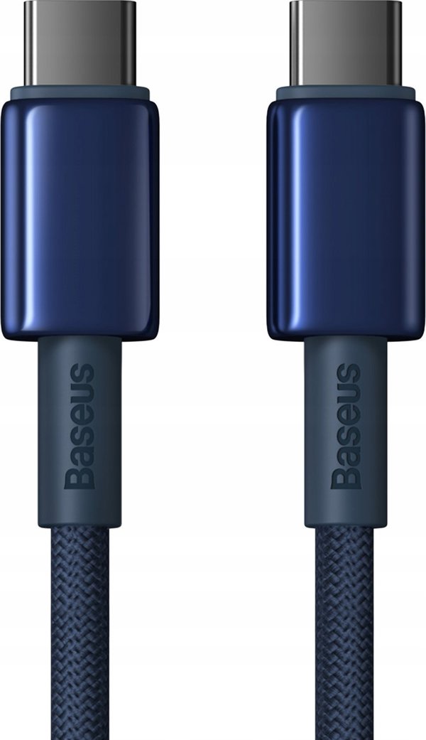 Καλώδιο USB Baseus USB-C - USB-C 1 m Μπλε (BSU4879)