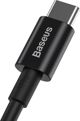 Καλώδιο USB Baseus USB-C - USB-C 1 m Μαύρο (BSU2848BLK)