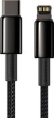 Καλώδιο USB Baseus USB-C - Lightning 1 m Μαύρο (6953156232037)
