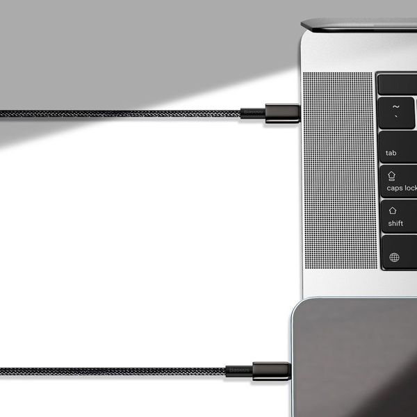 Καλώδιο USB Baseus USB-C - Lightning 1 m Μαύρο (6953156232037)
