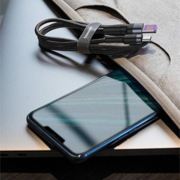 Καλώδιο USB Baseus USB-A - USB-C 1 m Μαύρο (CATKLF-PG1)
